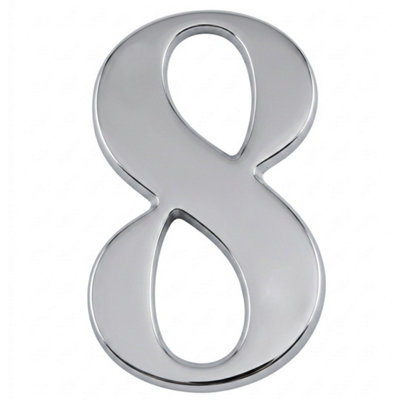 UAP House Number - 8 - Mirror Polished - 3 Inch