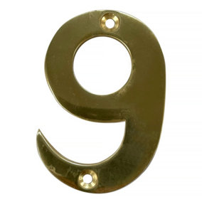 UAP House Number - 9 - Gold - 3 Inch