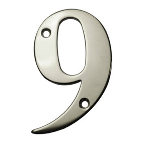 UAP House Number - 9 - Mirror Polished - 3 Inch