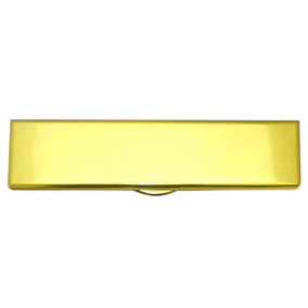 UAP iPlate 12" Letterplate Letterbox for uPVC 24-80mm Door Profiles - Gold Anodised