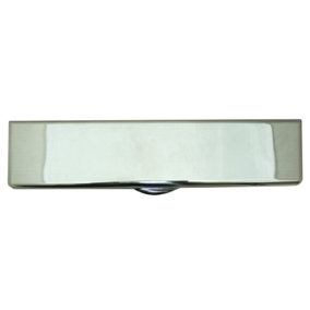 UAP iPlate 12" Letterplate Letterbox for uPVC 24-80mm Door Profiles - Mirror Polished