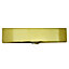 UAP iPlate 12" Letterplate Letterbox for uPVC 24-80mm Door Profiles - PVD Gold