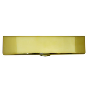 UAP iPlate 12" Letterplate Letterbox for uPVC 24-80mm Door Profiles - PVD Gold