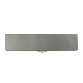UAP iPlate 12" Letterplate Letterbox for uPVC 24-80mm Door Profiles - Satin Stainless