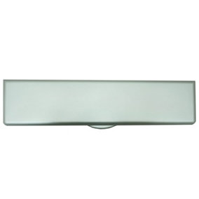 UAP iPlate 12" Letterplate Letterbox for uPVC 24-80mm Door Profiles - Silver Anodised