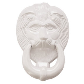 UAP Lion Head Doorbell - 5-inch - Front Door - White