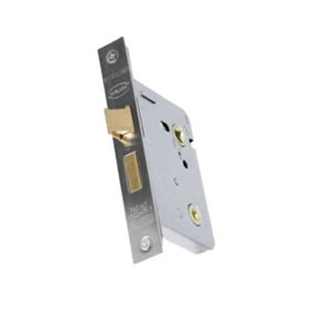 UAP Mortice Bathroom Lock 65mm - Mortice Door Lock Thumbturn - Internal Wooden Bathroom Doors - Satin Stainless