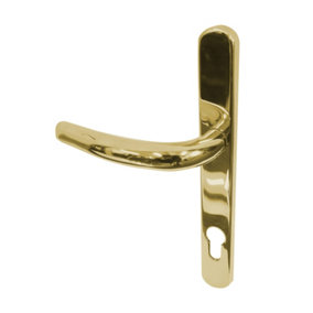 UAP Stainless Steel - Door Handle Long Backplate - 243mm - PVD Gold