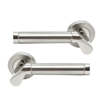 UAP Ventura Polished Chrome Aluminium Body Internal Door Handles Pair ...