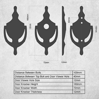 UAP Victorian Urn Door Knocker 6