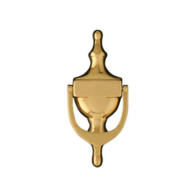 UAP Victorian Urn Door Knocker- Bolt Through Fixings - 6-inch - PVD Gold