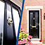 UAP Victorian Urn Door Knocker For Front Door - 6-inch - Fixings Including Self Adhesive - Black