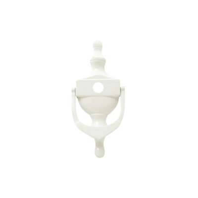 UAP Victorian Urn Door Knocker- Universal Fixings Including Self Adhesive 6 Inch White~5055371130967 01c Mp