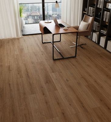 UberWood Waterproof  Laminate  by Remland (Mid Brown Oak)