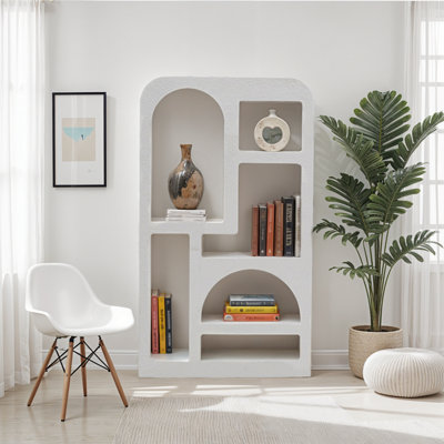 Udaipur Geometric Medium Sideboard / Display Cabinet / Bookshelf