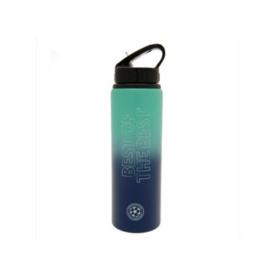 UEFA Champions League Fade Aluminium 750ml Water Bottle Blue/Black (One Size)