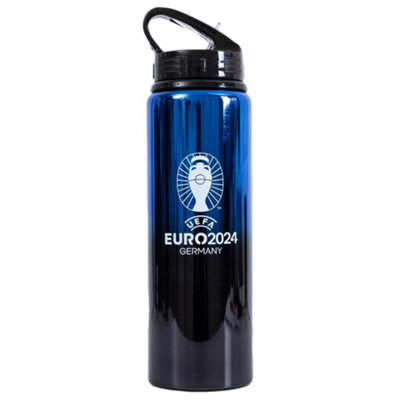 UEFA Europa League 2024 Aluminium Water Bottle Blue (One Size)