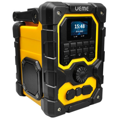 5W DABDAB FM Cordless Site Radio, Bluetooth, AUX, Iceland