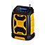Ueme 5W Job Site Rugged DAB/DAB+ FM Radio with Bluetooth and 2600mAh built in rechargeable battery. (Yellow/Black)