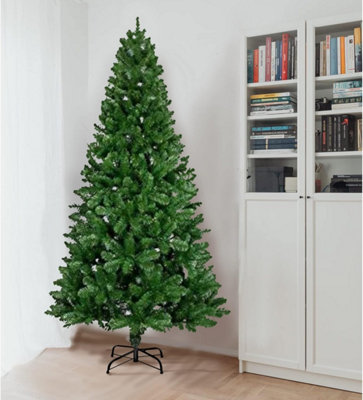 Uetian 8FT Green Artificial Christmas Tree, 1500 Tips Xmas Tree Easy ...