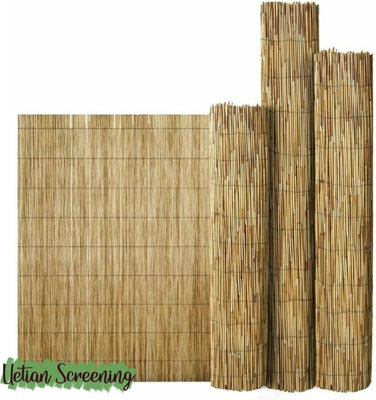 UETIAN NATURAL PEELED REED FENCE SCREENING PROTECTION, PRIVACY AND WIND ...