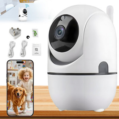 UK 1080P IP Camera Wireless WiFi Indoor CCTV HD PTZ Smart Home Security ...
