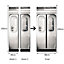 Uk 88Cm Wide Door Mural Lift Office Decor Home Decoration Self-Adhesive Stickers