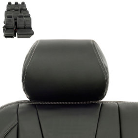 UK Custom Covers Leatherette All Seat Covers - To Fit VW Transporter T5/T5.1 Sportline Shuttle (2003-2015)