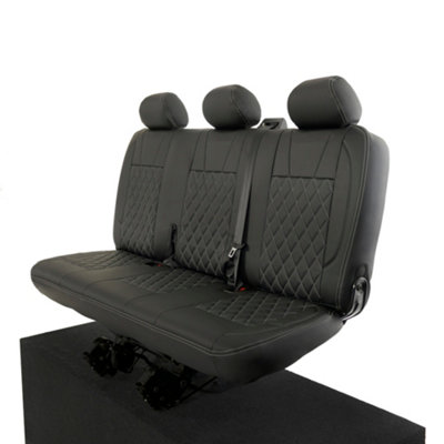 UK Custom Covers VW T5 Leatherette Seat Covers – Kombi/Shuttle, Tailored Heavy Duty, 2003-2015, RHD