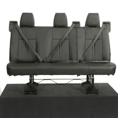 UK Custom Covers Leatherette Rear Seat Covers - To Fit Ford Transit Custom DCIV 2013-2023