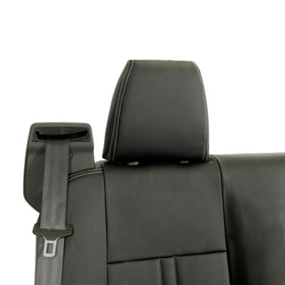 UK Custom Covers Leatherette Rear Seat Covers - To Fit Ford Transit Custom Limited DCIV 2013-2023