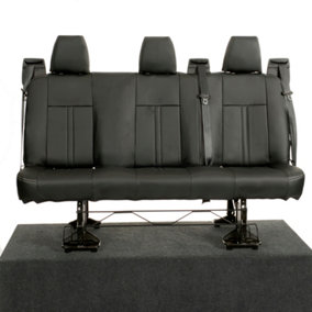 UK Custom Covers Leatherette Rear Seat Covers - To Fit Ford Transit Custom PHEV 2019-2023