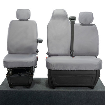 UK Custom Covers Nissan Interstar 2022+ Grey Front Seat Covers - 3 ...