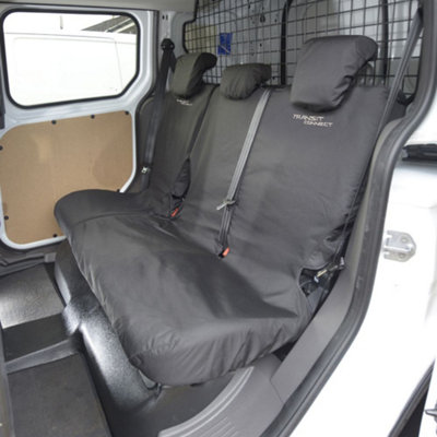 UK Custom Covers Rear Seat Covers & Transit Connect Embroidery To Fit Ford Transit Connect