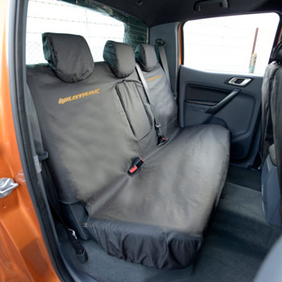 UK Custom Covers Rear Seat Covers With 'Wildtrak' Embroidery - To Fit ...