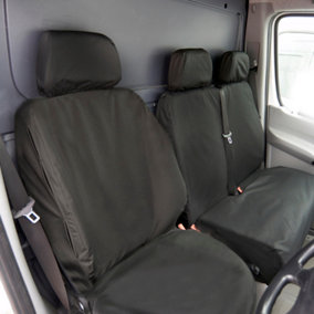 UK Custom Covers Tailored Front Seat Covers - To Fit Mercedes Sprinter 2018 Onwards