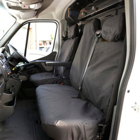 UK Custom Covers Tailored Front Seat Covers - To Fit Renault Master 2010 Onwards