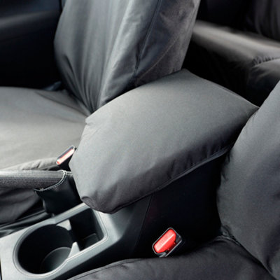 UK Custom Covers Tailored Front Seat Covers - To Fit Toyota Hilux Active (Base Model) 2016 Onwards