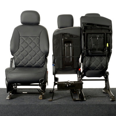 UK Custom Covers Tailored Leatherette Front Seat Covers To Fit