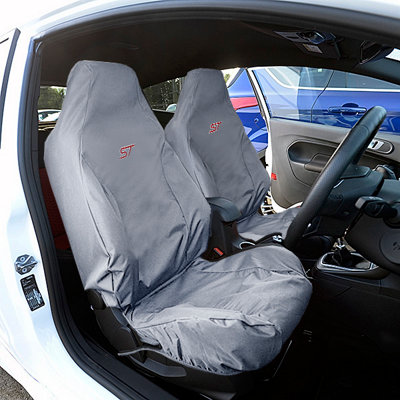 UK Custom Covers Tailored Seat Covers x2 With ST Logo To Fit
