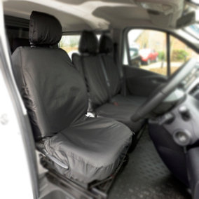 UK Custom Covers Tailored Waterproof Drivers Seat Cover - Compatible with Nissan NV400 2021 Onwards