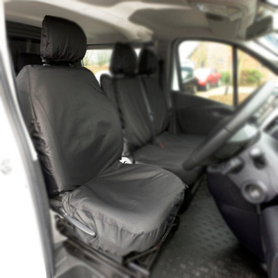 UK Custom Covers Tailored Waterproof Drivers Seat Cover - To Fit Renault Trafic Business 2014 Onwards