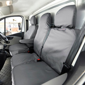 UK Custom Covers Tailored Waterproof Front Seat Covers - Compatible with Nissan NV300 2016-2022