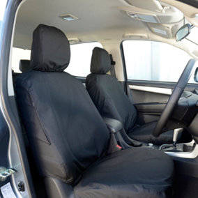UK Custom Covers Tailored Waterproof Front Seat Covers - To Fit Isuzu D Max 2012-2021
