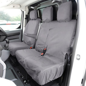 UK Custom Covers Tailored Waterproof Front Seat Covers - To Fit Toyota Proace Van 2016 Onwards