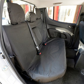 UK Custom Covers Tailored Waterproof Rear Seat Covers - To Fit Fiat Fullback 2016 Onwards