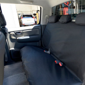 UK Custom Covers Tailored Waterproof Rear Seat Covers - To Fit Toyota Hilux 2005-2016