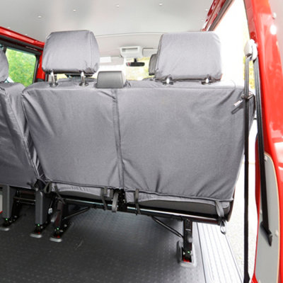 UK Custom Covers Waterproof Double Rear Seat Cover - To Fit VW Transporter T5/T5.1 2003-2015