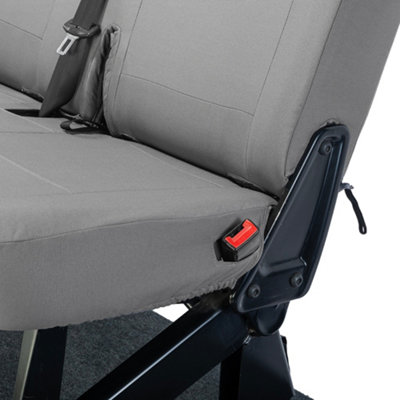UK Custom Covers Waterproof Double Rear Seat Cover - To Fit VW Transporter T5/T5.1 2003-2015 - 8