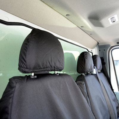 UK Custom Covers Waterproof Tailored Front Seat Covers - To Fit Ford Transit Van MK7 2007-2013 - 6